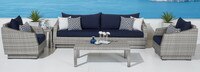 Cannes™ 6 Piece Sofa & Club Chair Set - Cast Coral