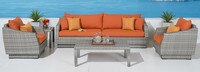 Cannes™ 6 Piece Sofa & Club Chair Set - Cast Coral