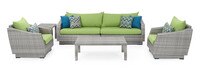 Cannes™ 6 Piece Sofa & Club Chair Set in Ginkgo Green