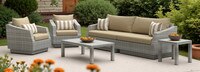 Cannes™ 6 Piece Sunbrella® Outdoor Sofa & Club Chair Set - Maxim Beige