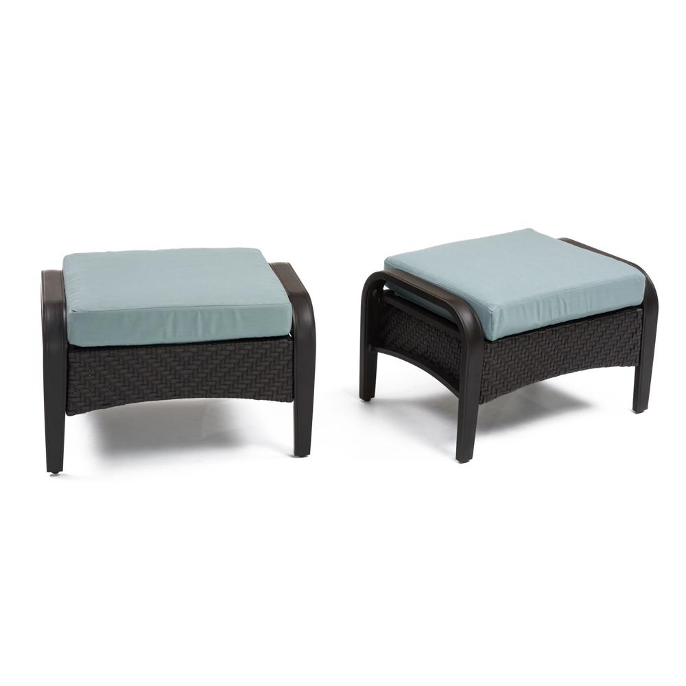 Barcelo™ Club Ottomans - Bliss Blue