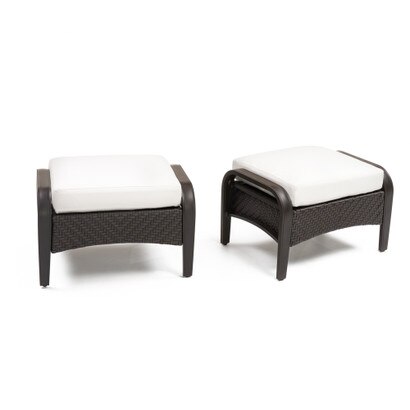 Barcelo™ Outdoor Patio Club Ottomans - Moroccan Cream