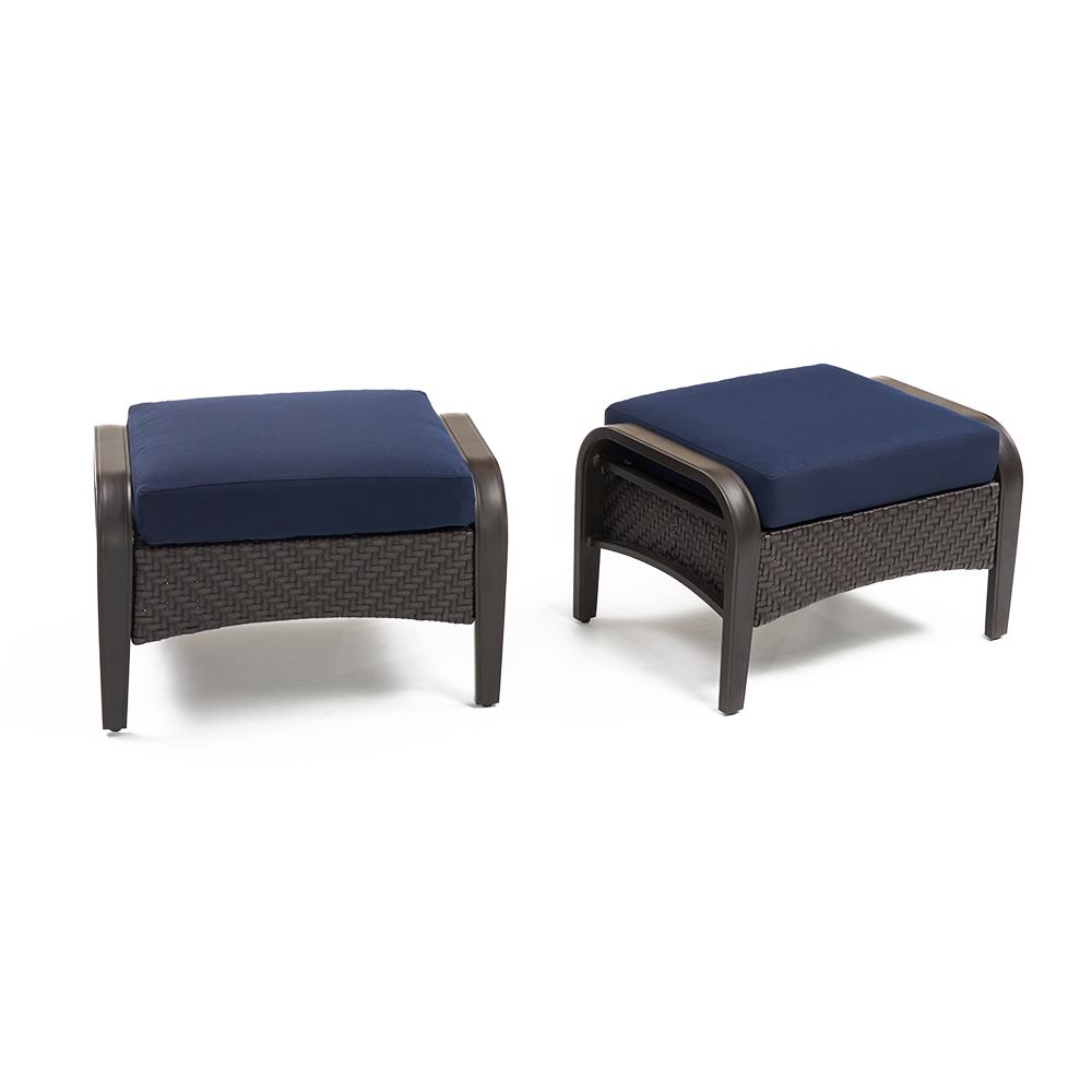 Barcelo Club Ottomans - Navy Blue