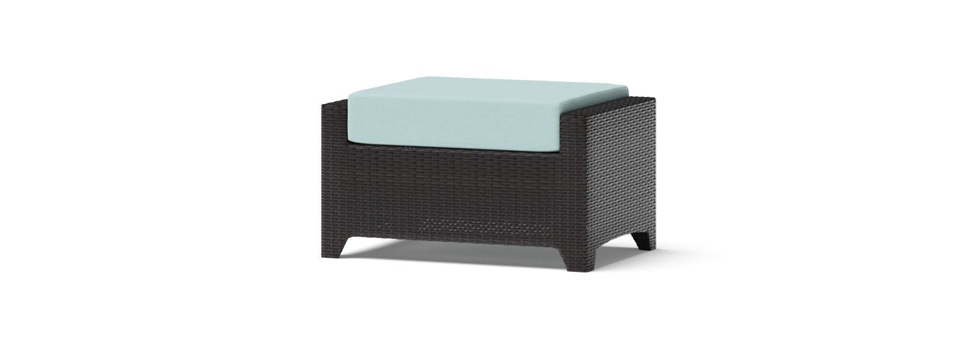 Deco™ Club Ottomans - Bliss Blue