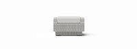 Cannes™ Set of 2 Sunbrella® Outdoor Club Ottomans - Bliss Linen