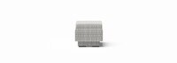 Cannes™ Set of 2 Sunbrella® Outdoor Club Ottomans - Bliss Linen