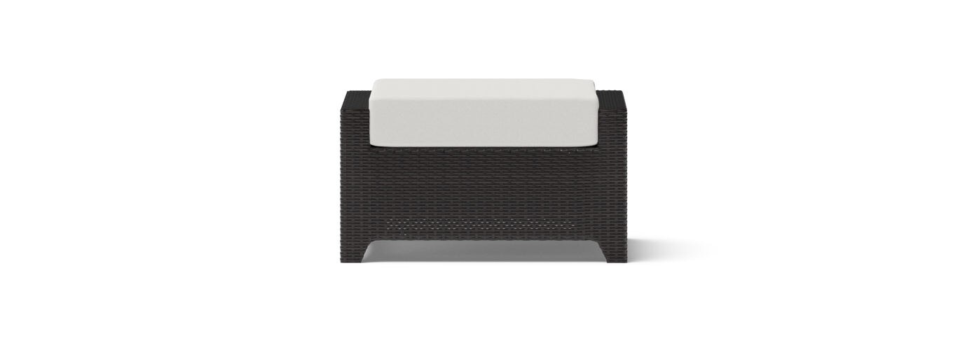 Deco™ 2 Piece Sunbrella® Outdoor Club Ottomans - Bliss Linen