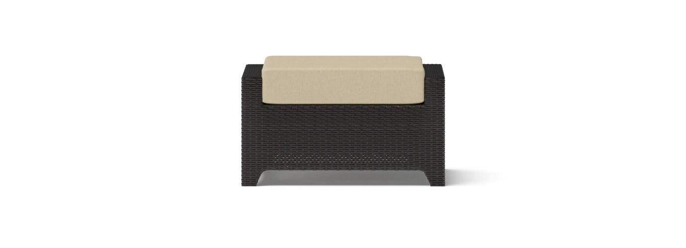 Deco™ 2 Piece Sunbrella® Outdoor Club Ottomans - Maxim Beige
