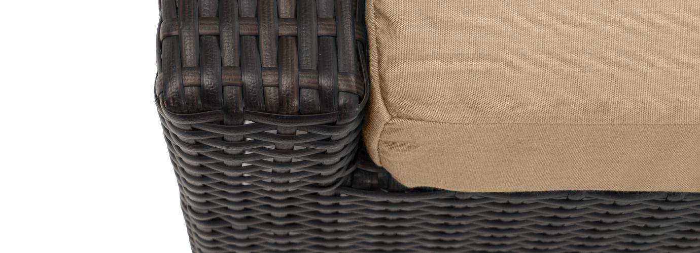 Deco™ 2 Piece Sunbrella® Outdoor Club Ottomans - Maxim Beige