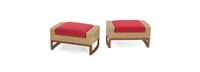 Mili™ Club Ottomans - Sunset Red