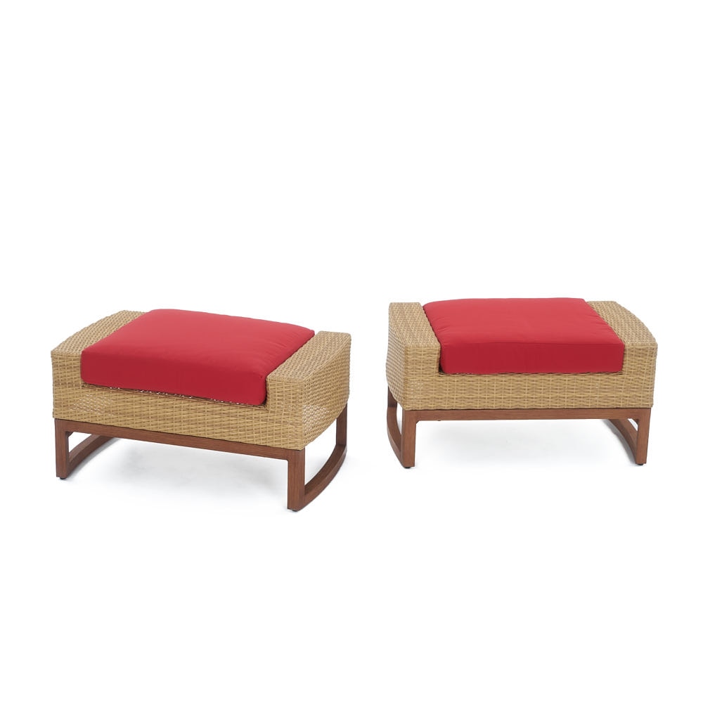 Mili™ Club Ottomans - Sunset Red
