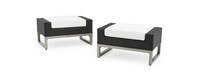 Milo™ Espresso Ottomans - Moroccan Cream