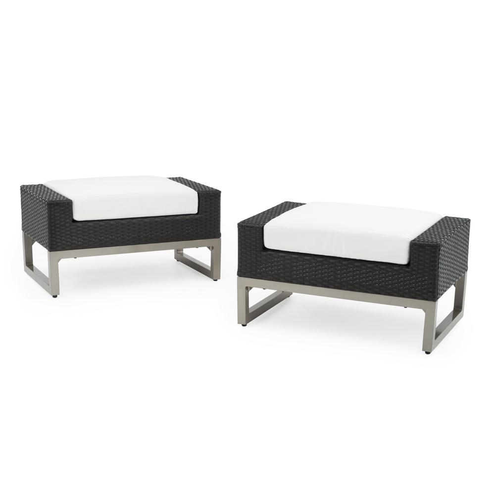 Milo™ Espresso Ottomans - Moroccan Cream