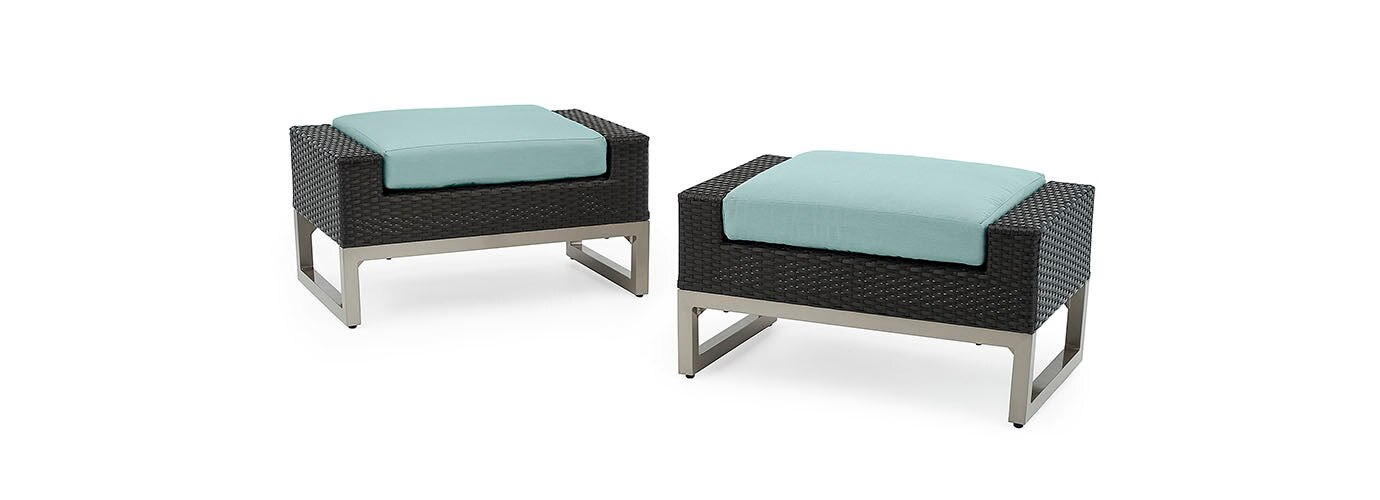 RST Brands Milo Outdoor Ottomans
