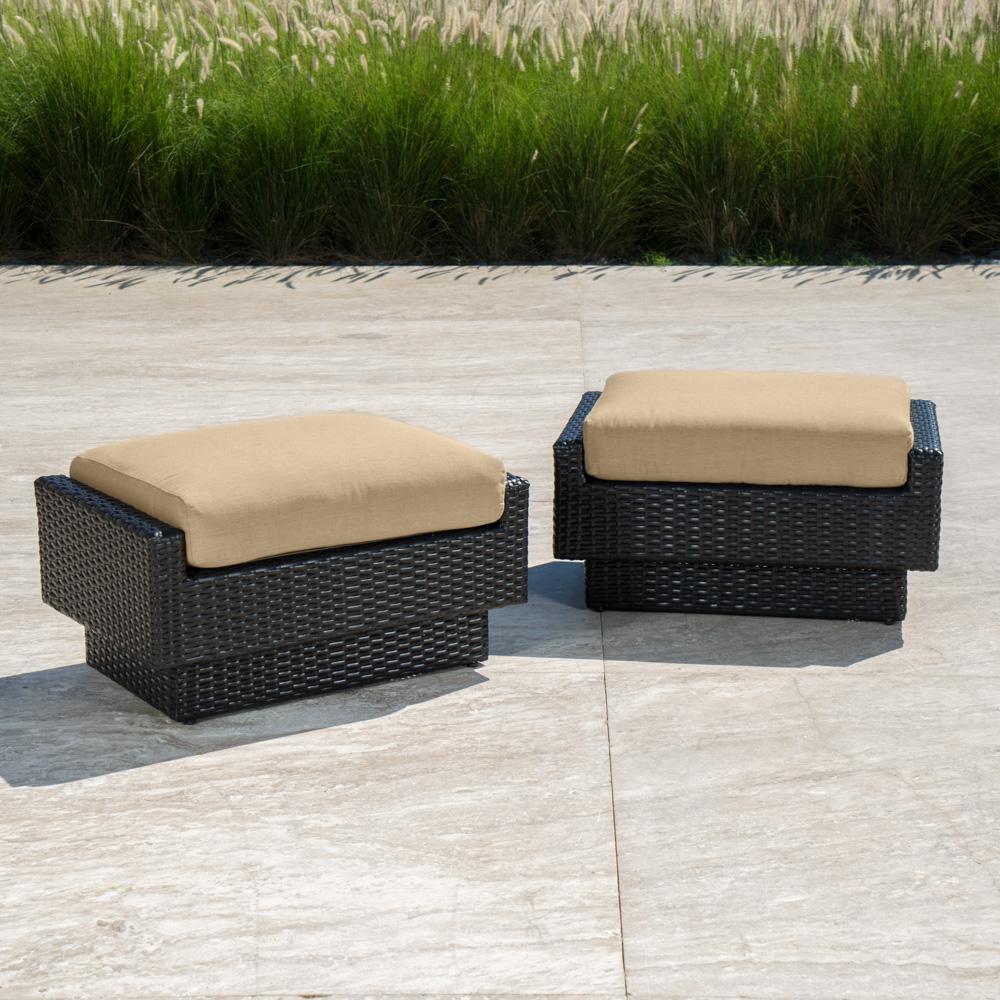 Portofino™ Comfort Club Ottomans - Heather Beige