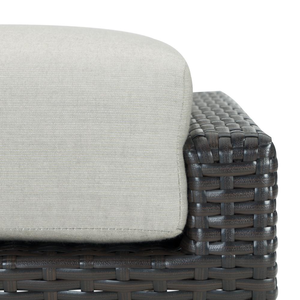 Portofino Casual Sunbrella Outdoor Club Ottoman - Thumbnail 3