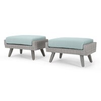 Portofino® Casual Club Ottomans - Spa Blue