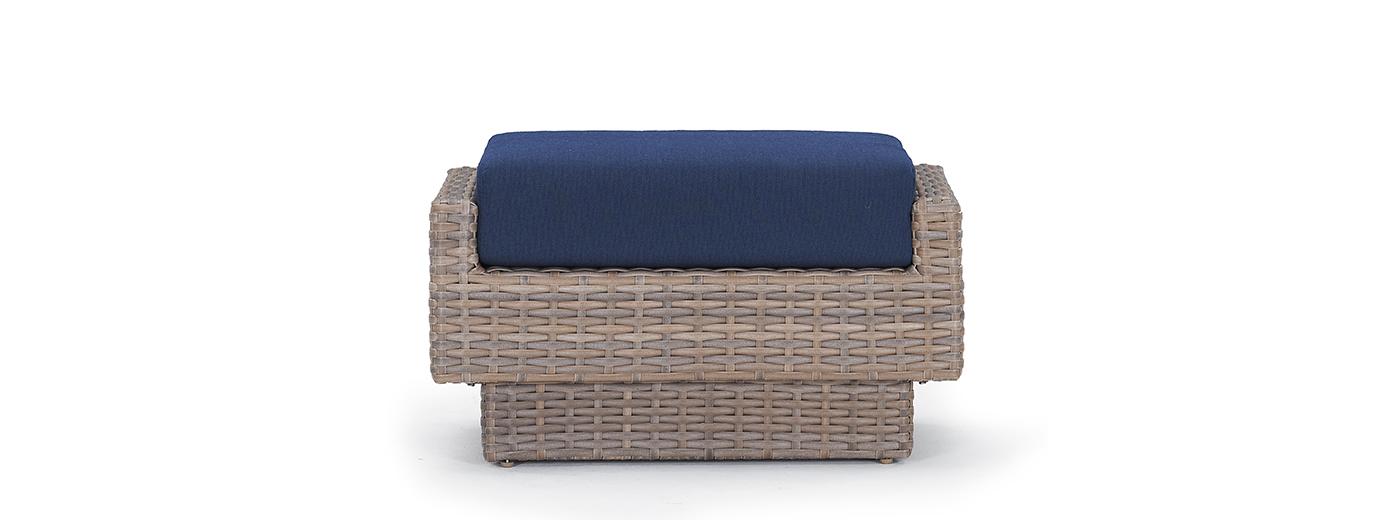 RST Brands Portofino Repose Outdoor Club Ottoman - Thumbnail 4
