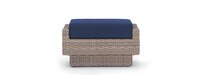 Portofino® Repose Set of 2 Sunbrella® Outdoor Club Ottomans - Laguna Blue