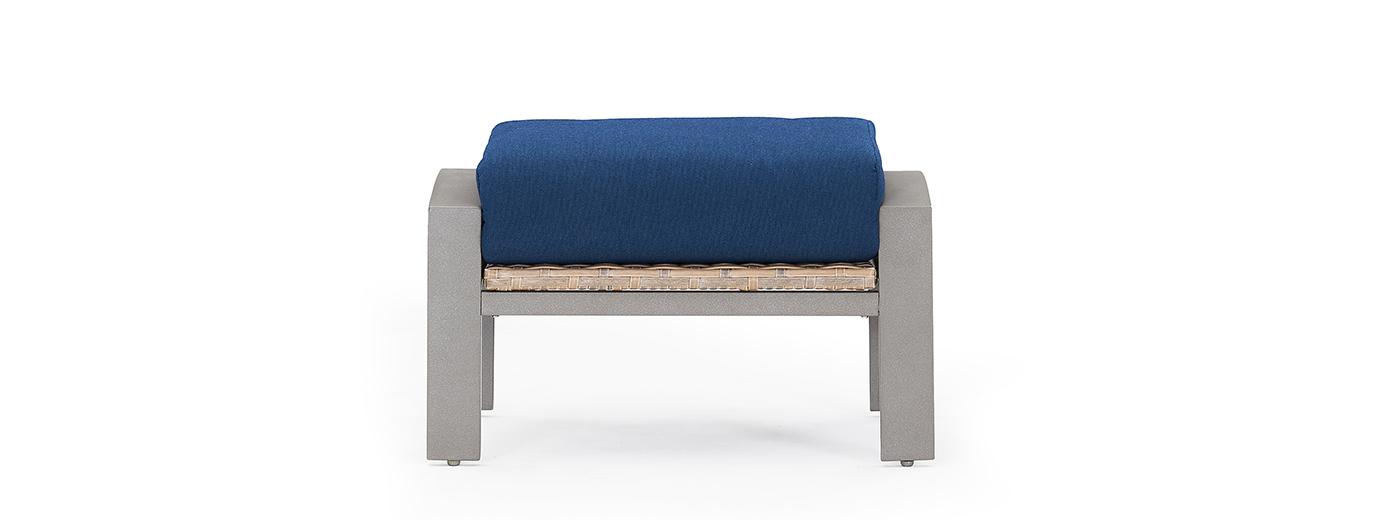 RST Brands Portofino Repose Outdoor Club Ottoman - Thumbnail 3