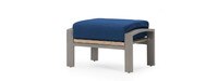 Portofino® Repose Set of 2 Sunbrella® Outdoor Club Ottomans - Laguna Blue