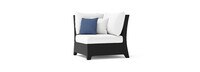 Deco™ Sunbrella® Outdoor Corner Chair - Bliss Ink