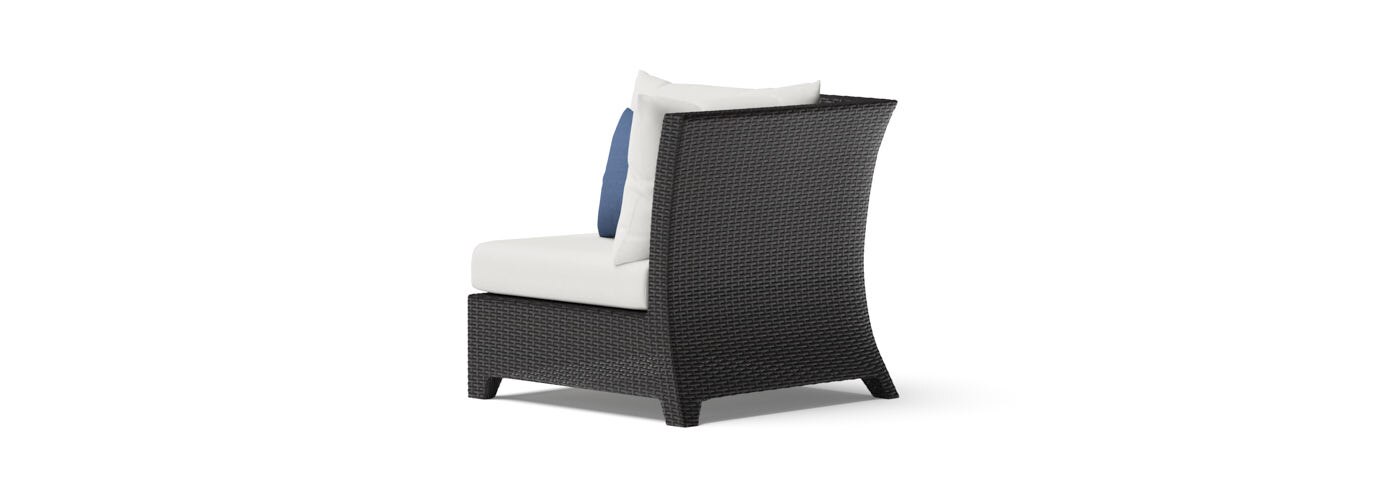 Deco™ Sunbrella® Outdoor Corner Chair - Bliss Ink