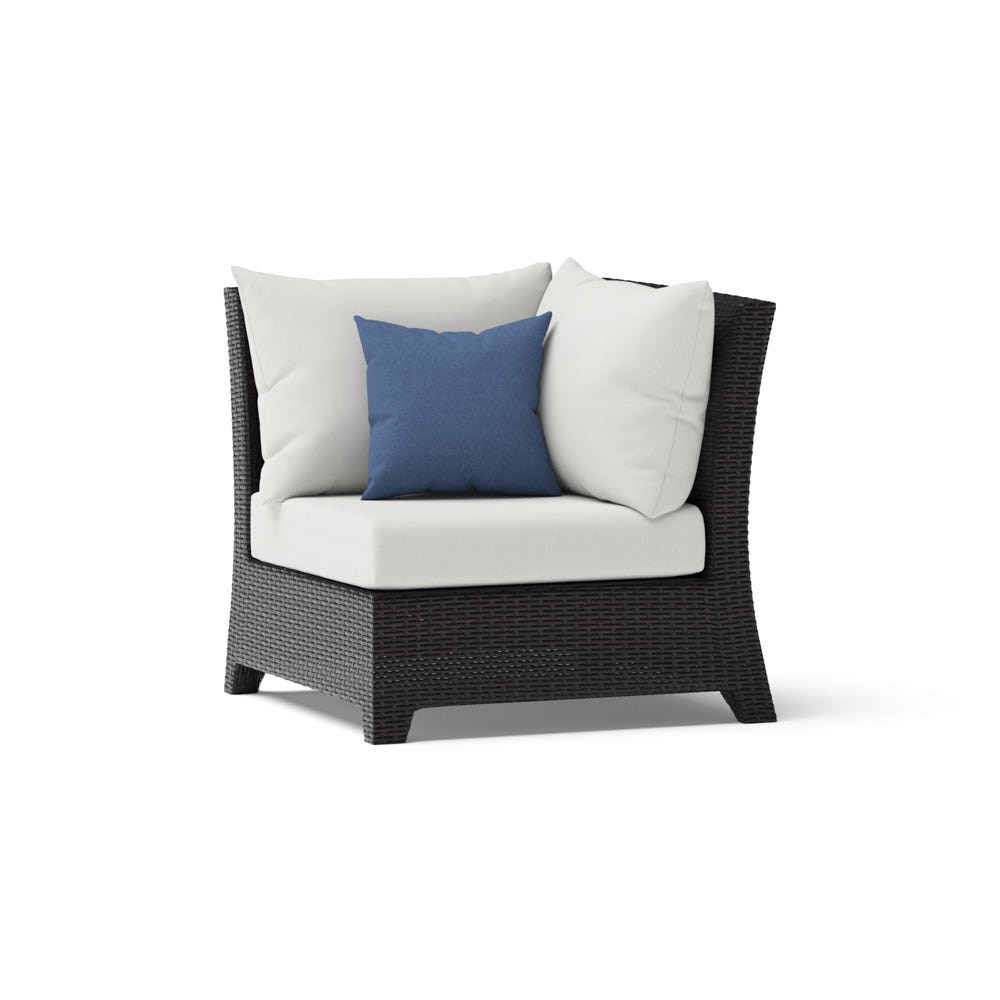 Deco™ Sunbrella® Outdoor Corner Chair - Bliss Ink