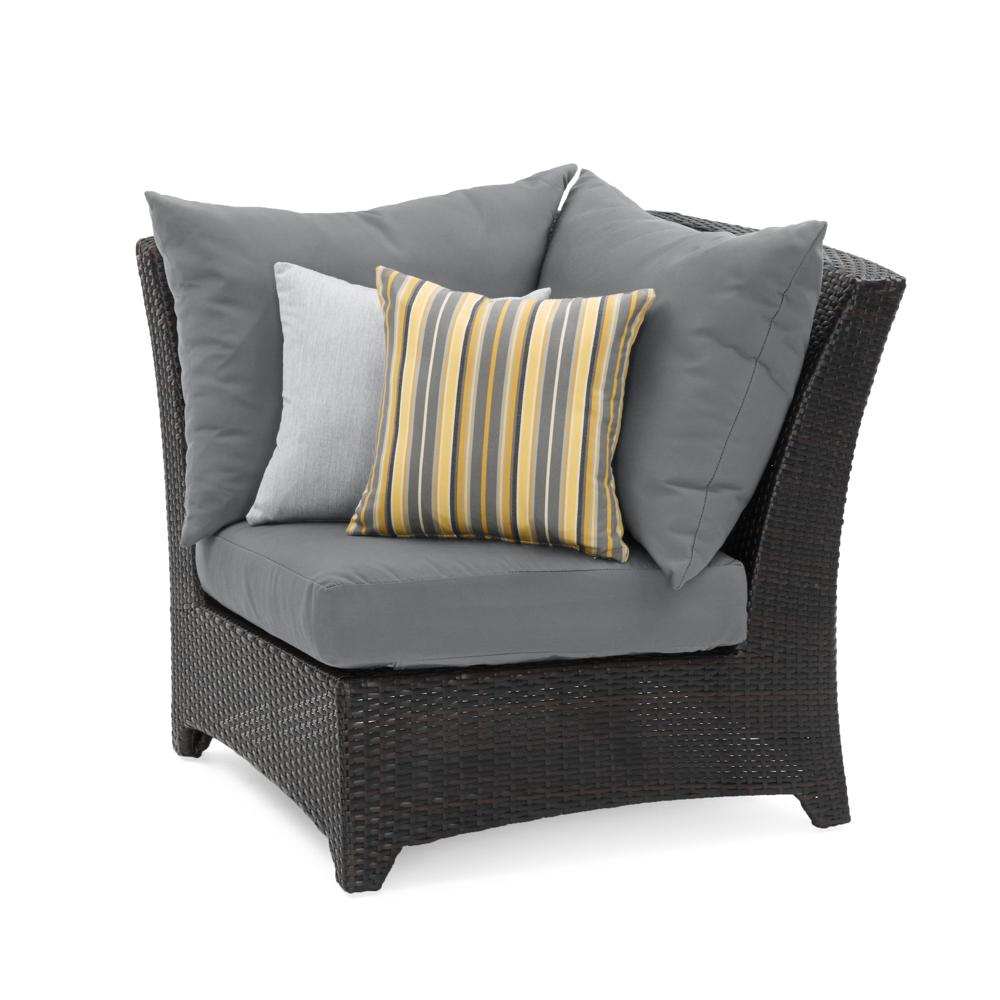 Deco™ Sunbrella® Outdoor Corner Chair - Charcoal Gray