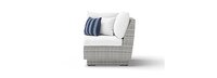 Cannes™ Sunbrella® Outdoor Corner Chair - Centered Ink