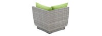 Cannes™ Sunbrella® Outdoor Corner Chair - Ginkgo Green