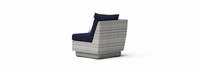 Cannes™ Sunbrella® Outdoor Corner Chair - Navy Blue