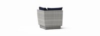 Cannes™ Sunbrella® Outdoor Corner Chair - Navy Blue