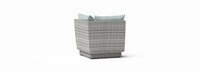 Cannes™ Sunbrella® Outdoor Corner Chair - Spa Blue