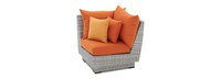 Cannes™ Sunbrella® Outdoor Corner - Tikka Orange