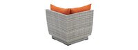 Cannes™ Sunbrella® Outdoor Corner - Tikka Orange