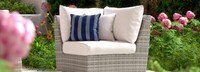 Cannes™ Sunbrella® Outdoor Corner - Tikka Orange