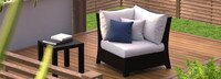 Deco™ Sunbrella® Outdoor Corner Chair - Cast Coral