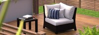 Deco™ Sunbrella® Outdoor Corner Chair - Cast Coral