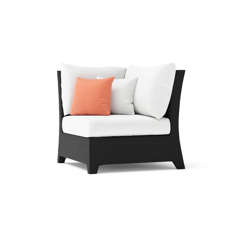 Deco™ Sunbrella® Outdoor Corner Chair - Cast Coral