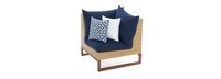 Mili™ Sunbrella® Outdoor Corner Chair - Navy Blue