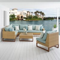 Mili™ Corner Chair - Spa Blue