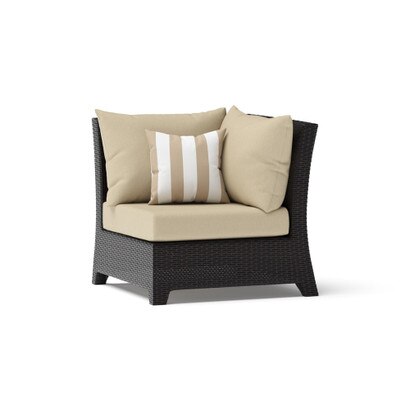 Deco™ Sunbrella® Outdoor Corner Chair - Maxim Beige