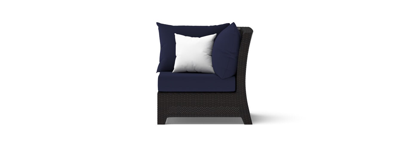 Deco™ Sunbrella® Outdoor Corner Chair - Navy Blue