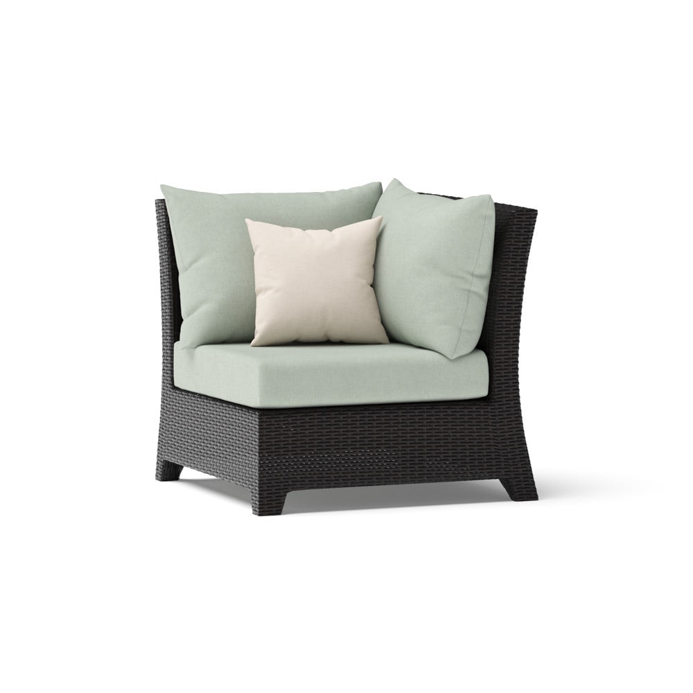 Deco™ Sunbrella® Outdoor Corner Chair - Canvas Oasis