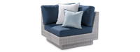 Portofino® Comfort Sunbrella® Outdoor Corner Chair - Laguna Blue