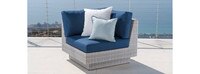 Portofino® Comfort Sunbrella® Outdoor Corner Chair - Laguna Blue