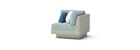 Portofino® Comfort Sunbrella® Outdoor Corner Chair - Spa Blue