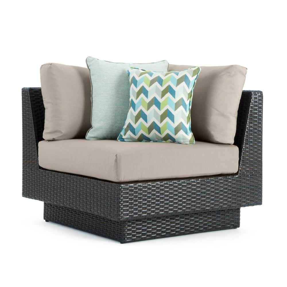 Portofino® Comfort Corner Chair - Taupe Mist