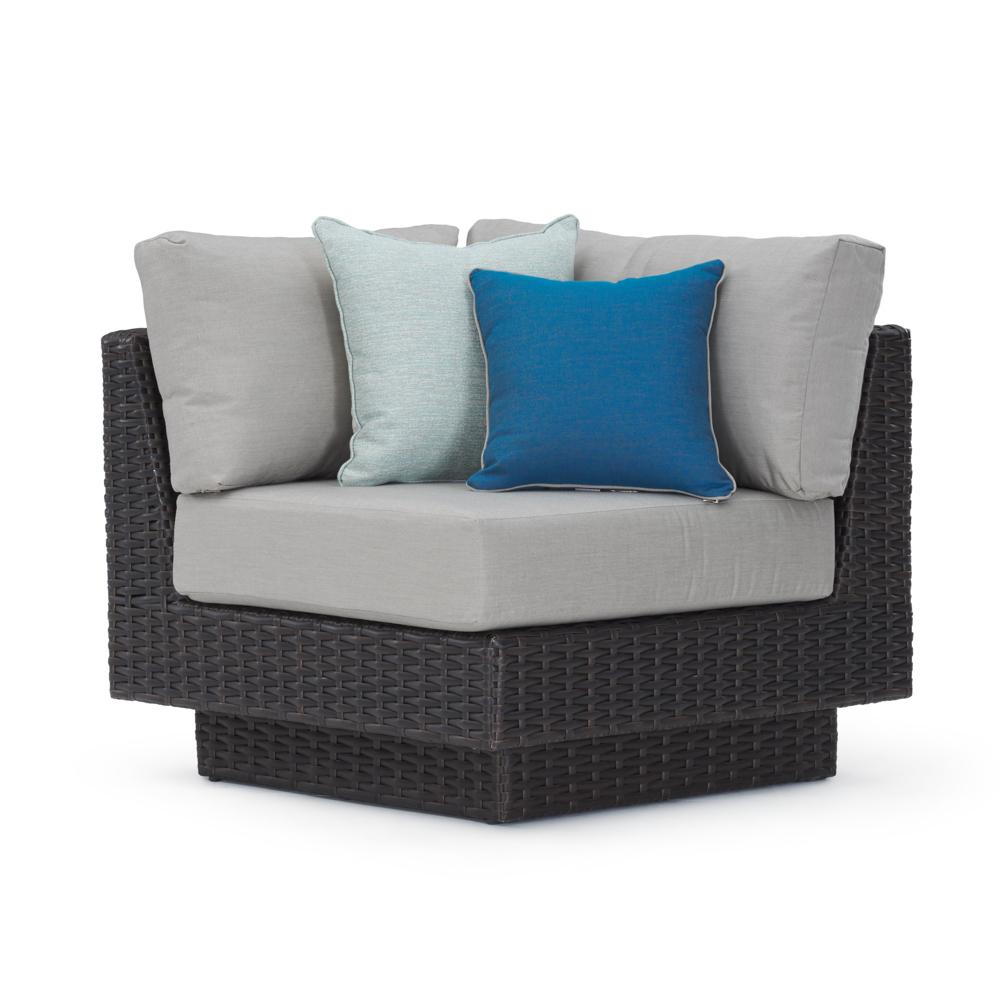 Portofino® Repose Sunbrella® Outdoor Corner Chair - Dove